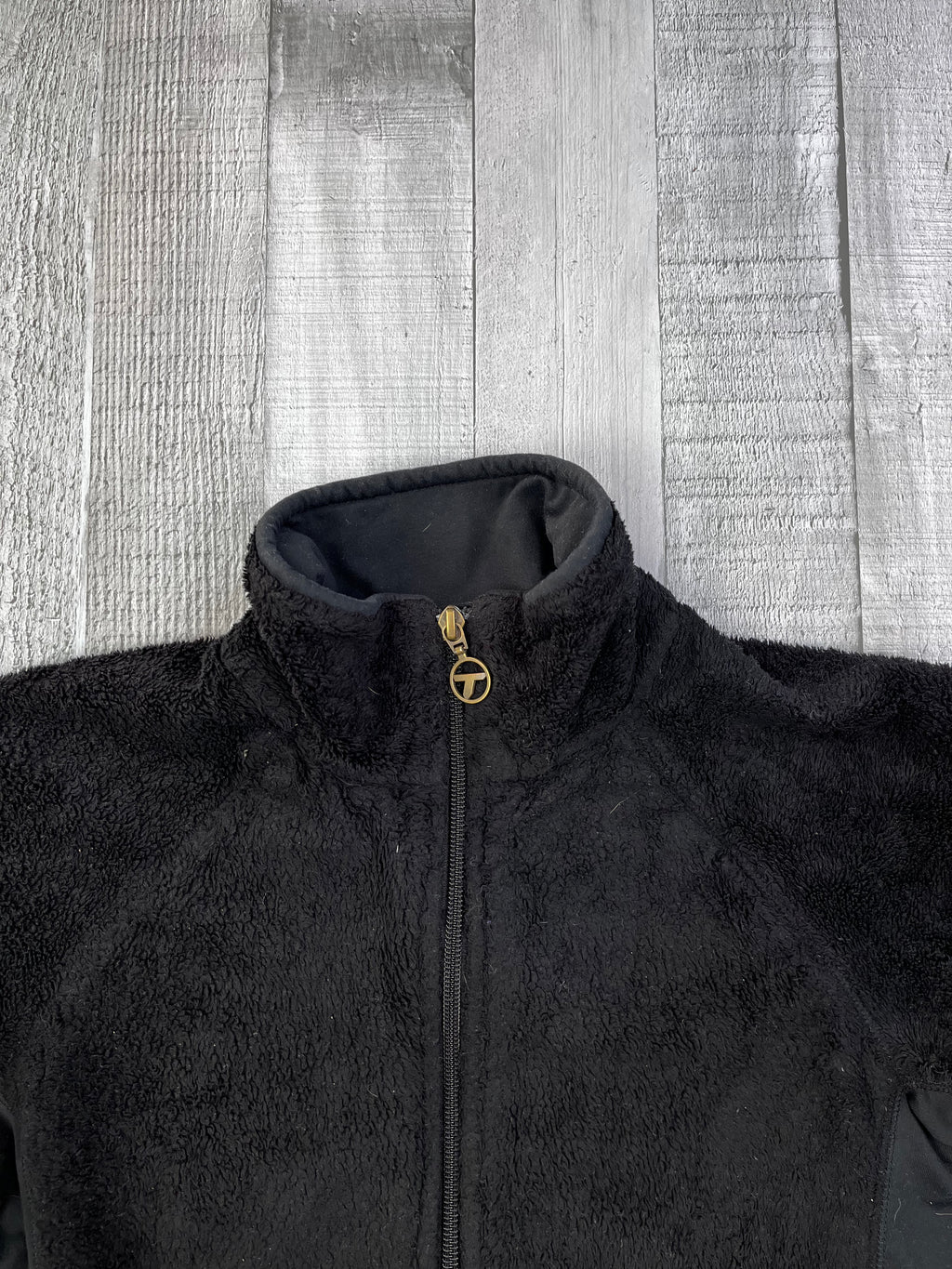 Columbia Titan Fleecejacke Plüsch Schwarz S