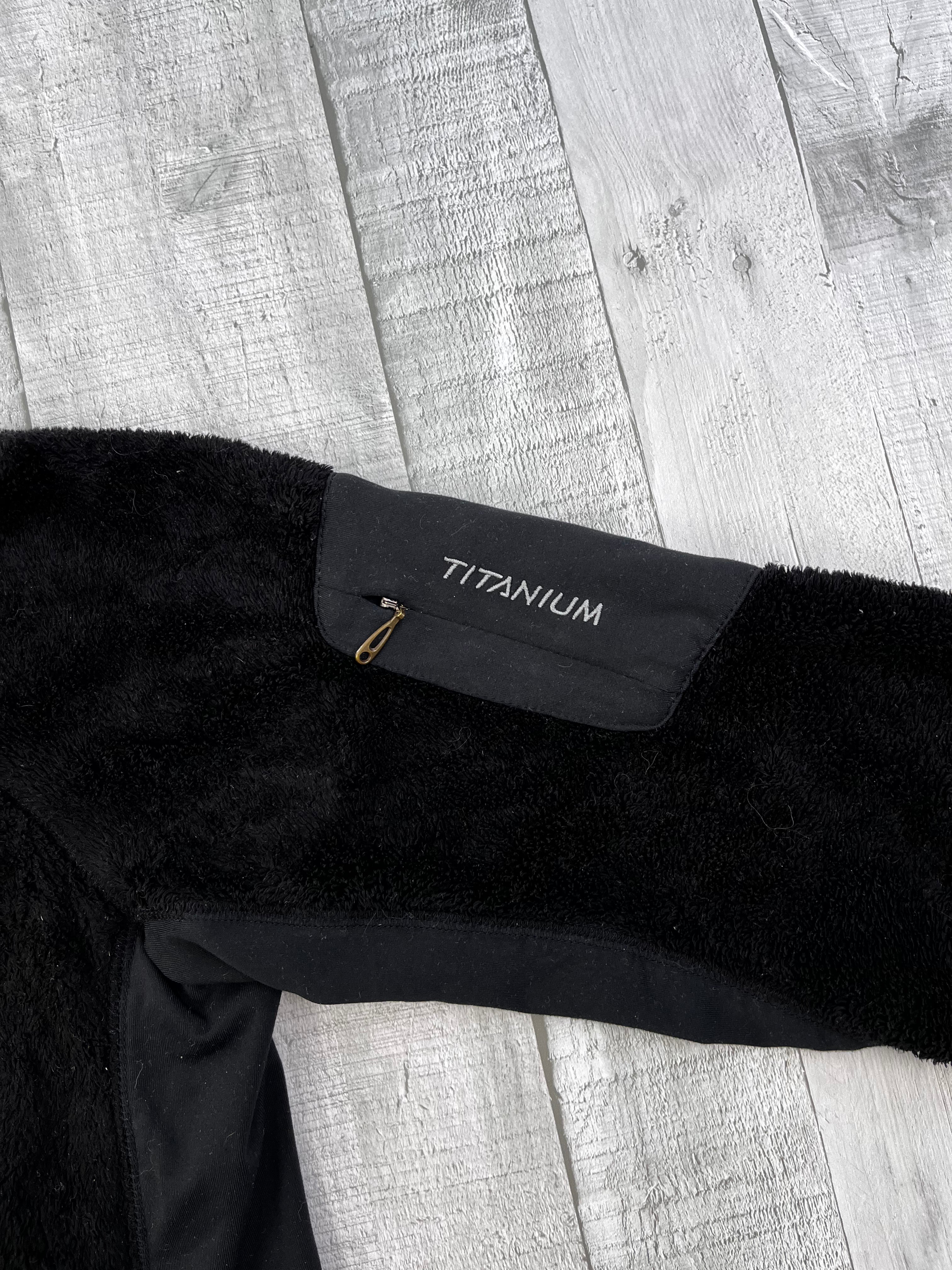 Columbia Titan Fleecejacke Plüsch Schwarz S