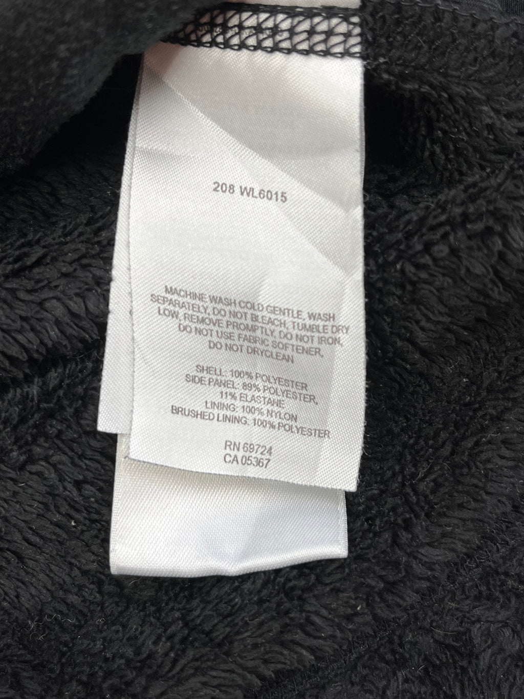 Columbia Titan Fleecejacke Plüsch Schwarz S