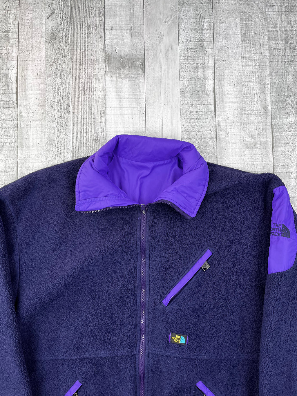 The North Face Vintage Fleece Wendejacke 90s Lila XL