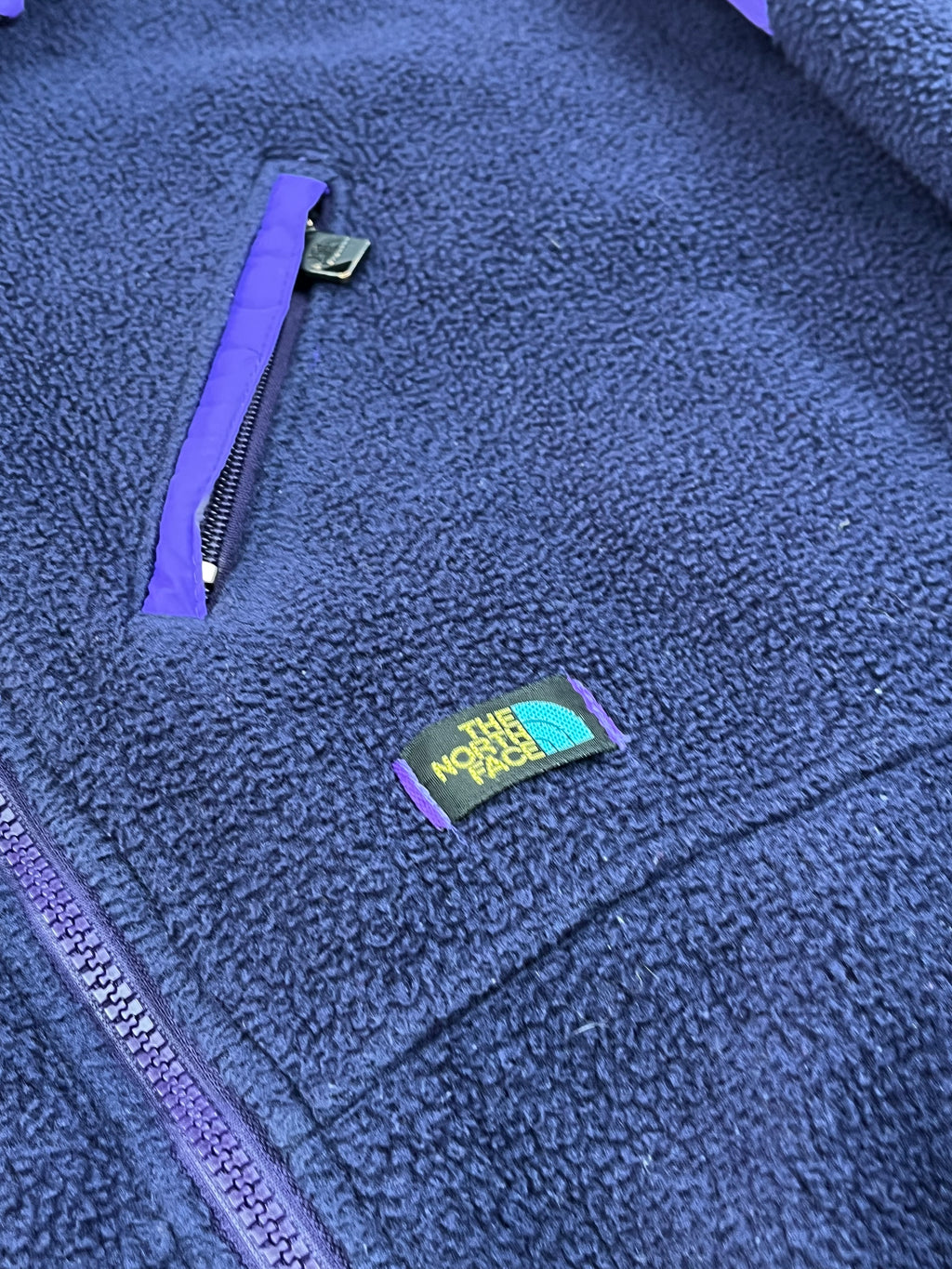 The North Face Vintage Fleece Wendejacke 90s Lila XL
