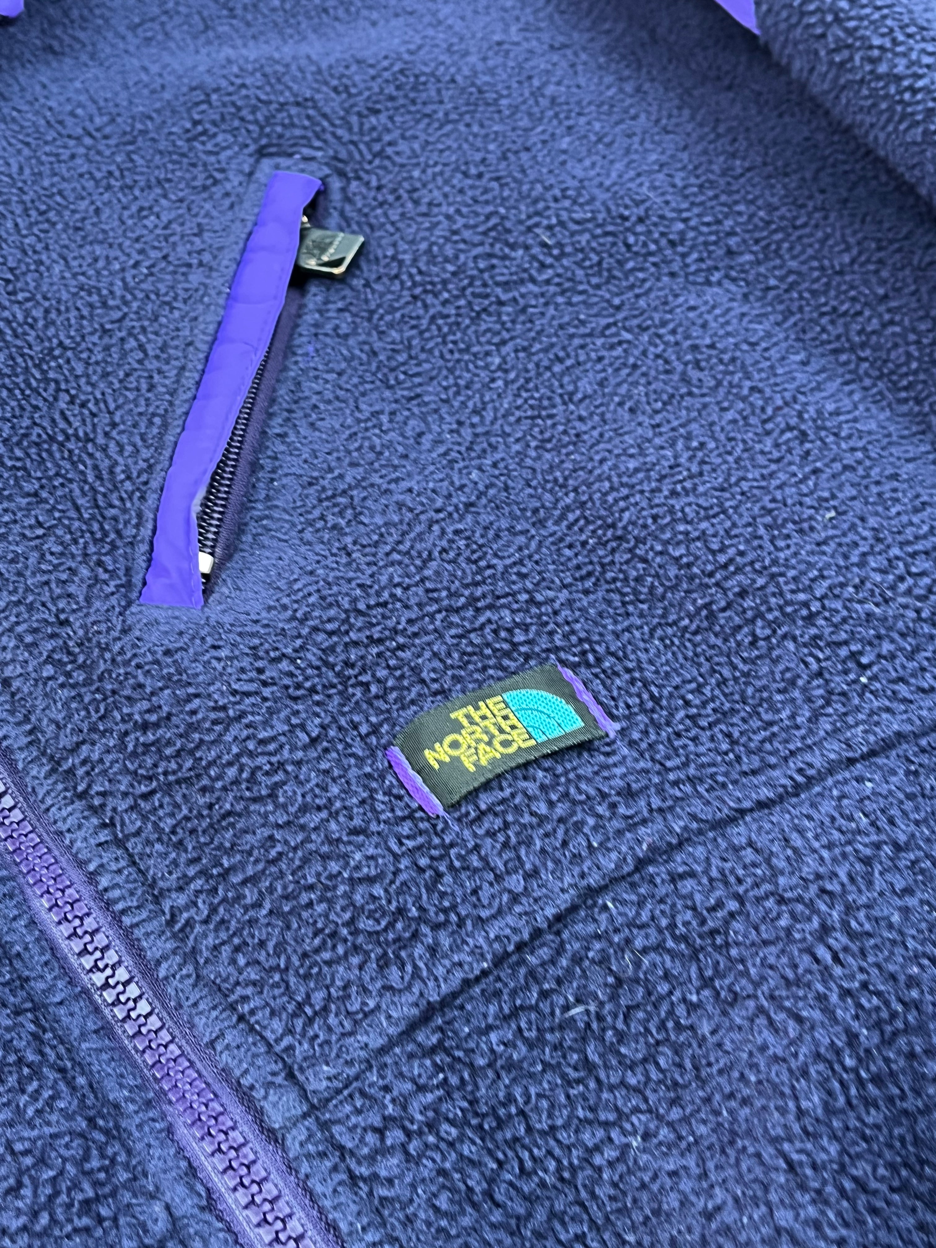The North Face Vintage Fleece Wendejacke 90s Lila XL