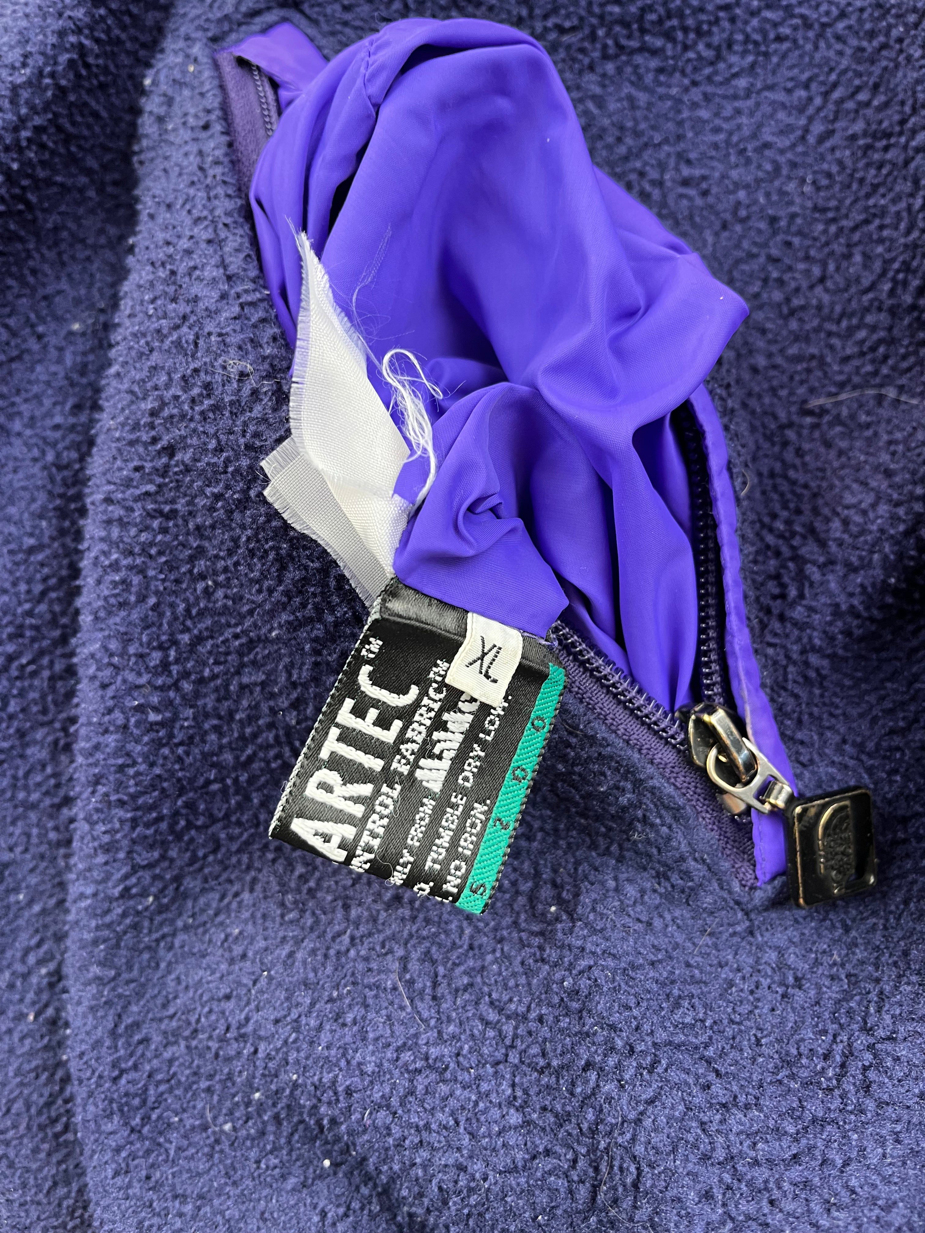 The North Face Vintage Fleece Wendejacke 90s Lila XL