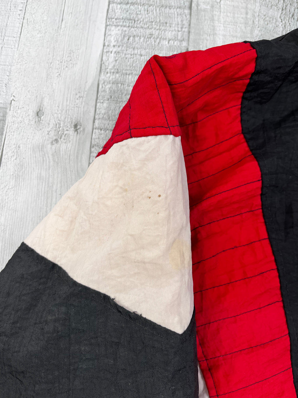 Starter NBA Vintage Windbreaker Miami Heats Oversize 90s Schwarz Rot S