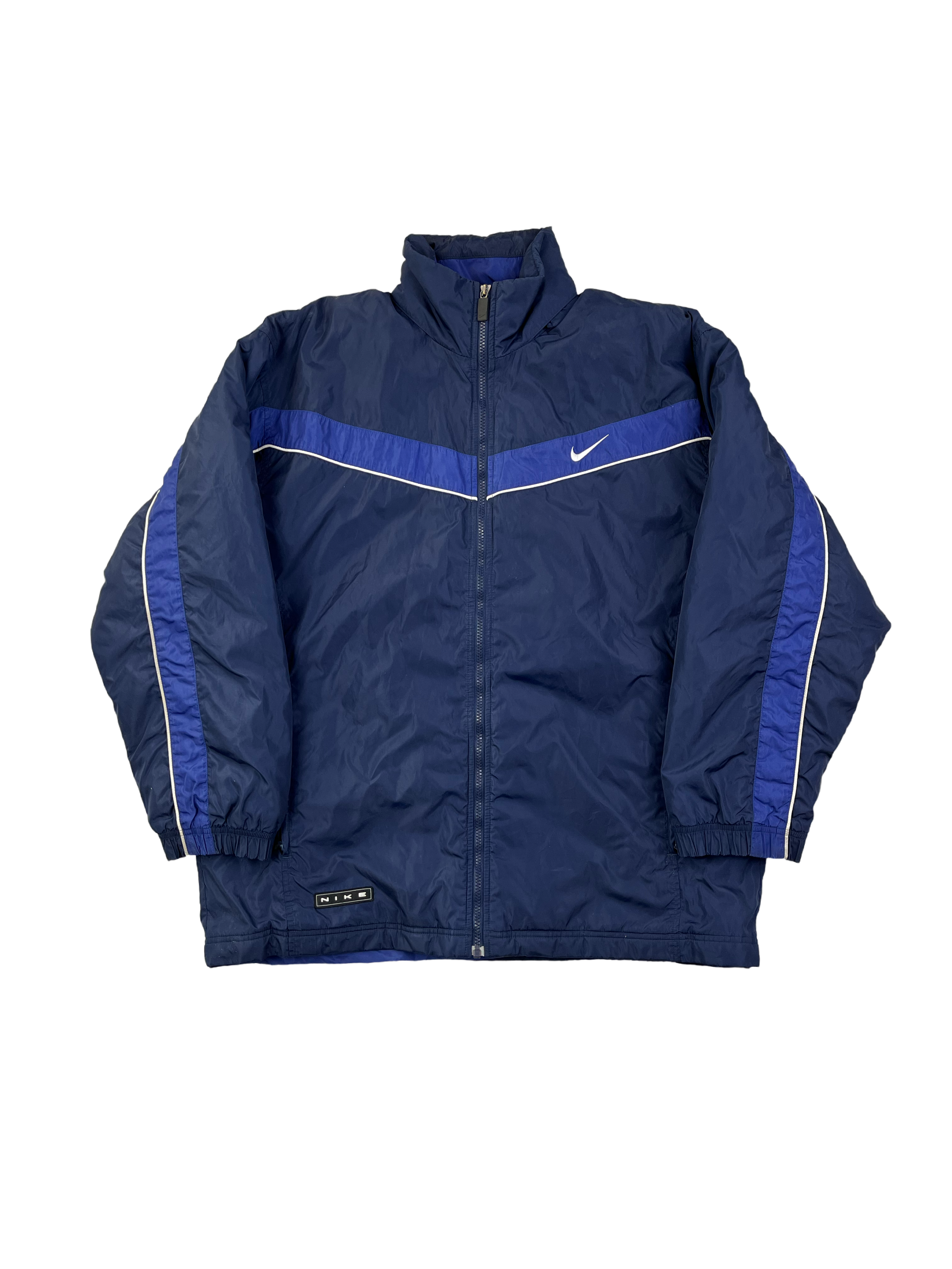 Nike Vintage Jacke Übergang Y2K Navy Blau M