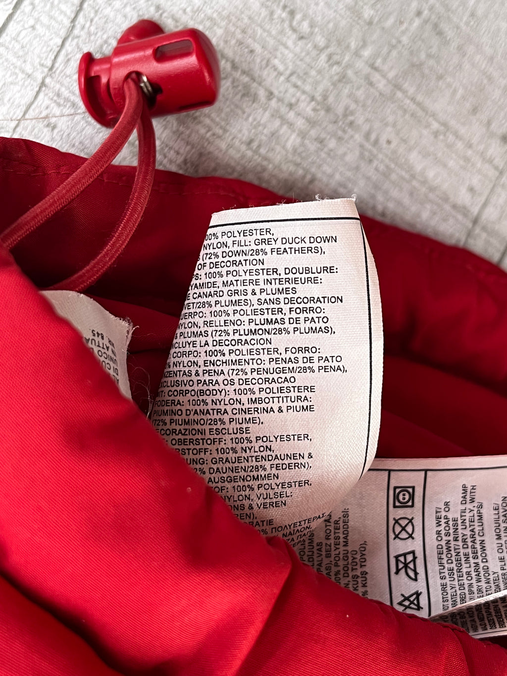 Nike Vintage Daunenweste Y2K Rot M