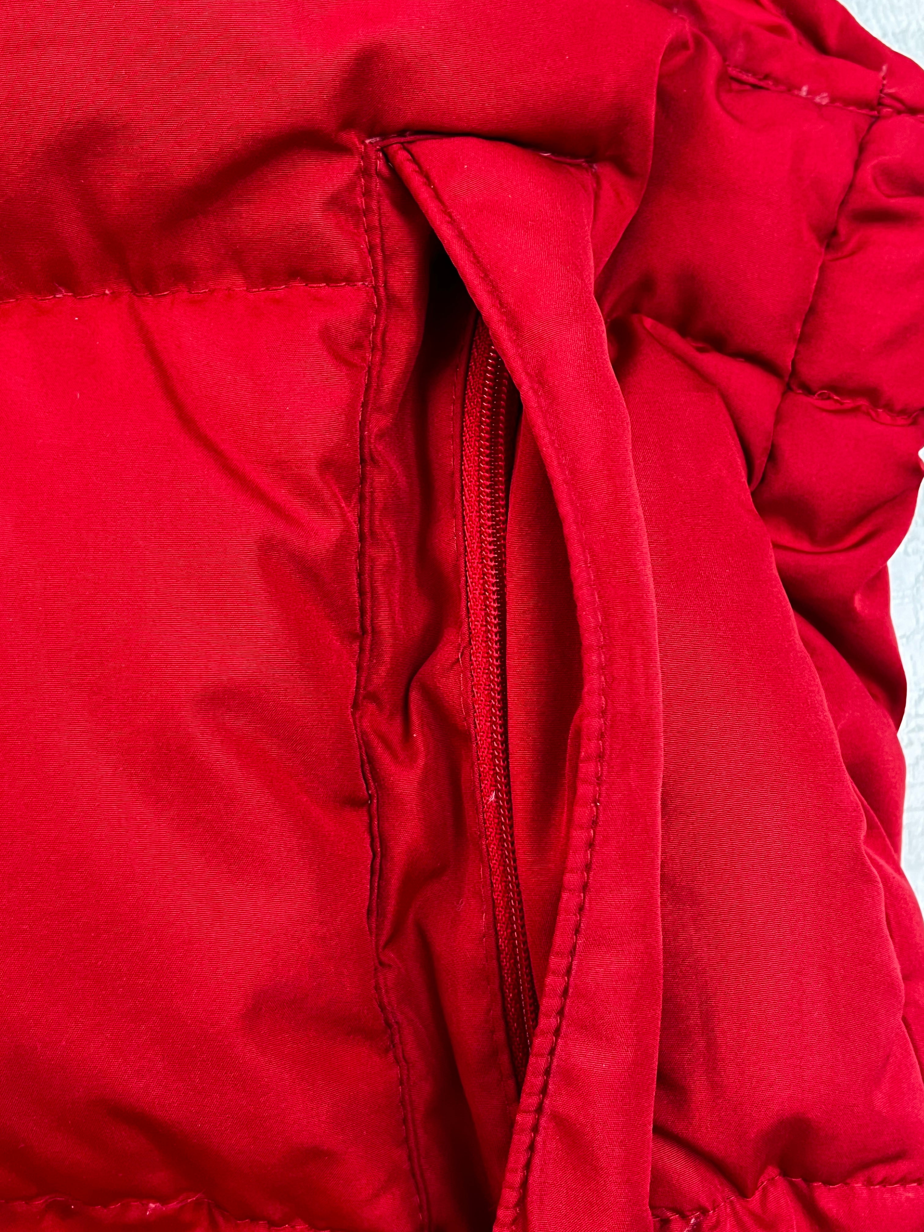 Nike Vintage Daunenweste Y2K Rot M