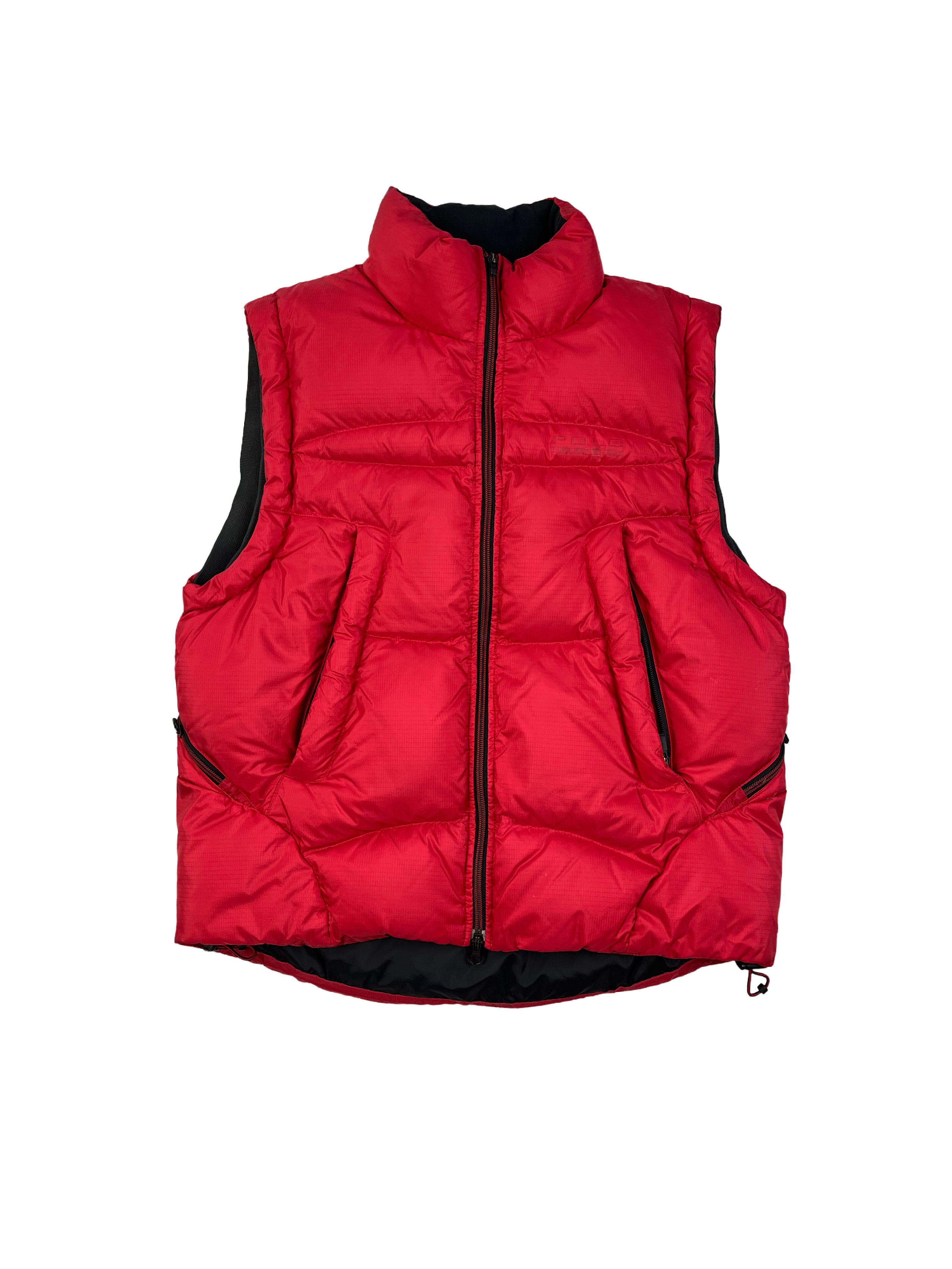 Polo Sport Ralph Lauren Vintage Daunenweste 67 Y2K Rot M