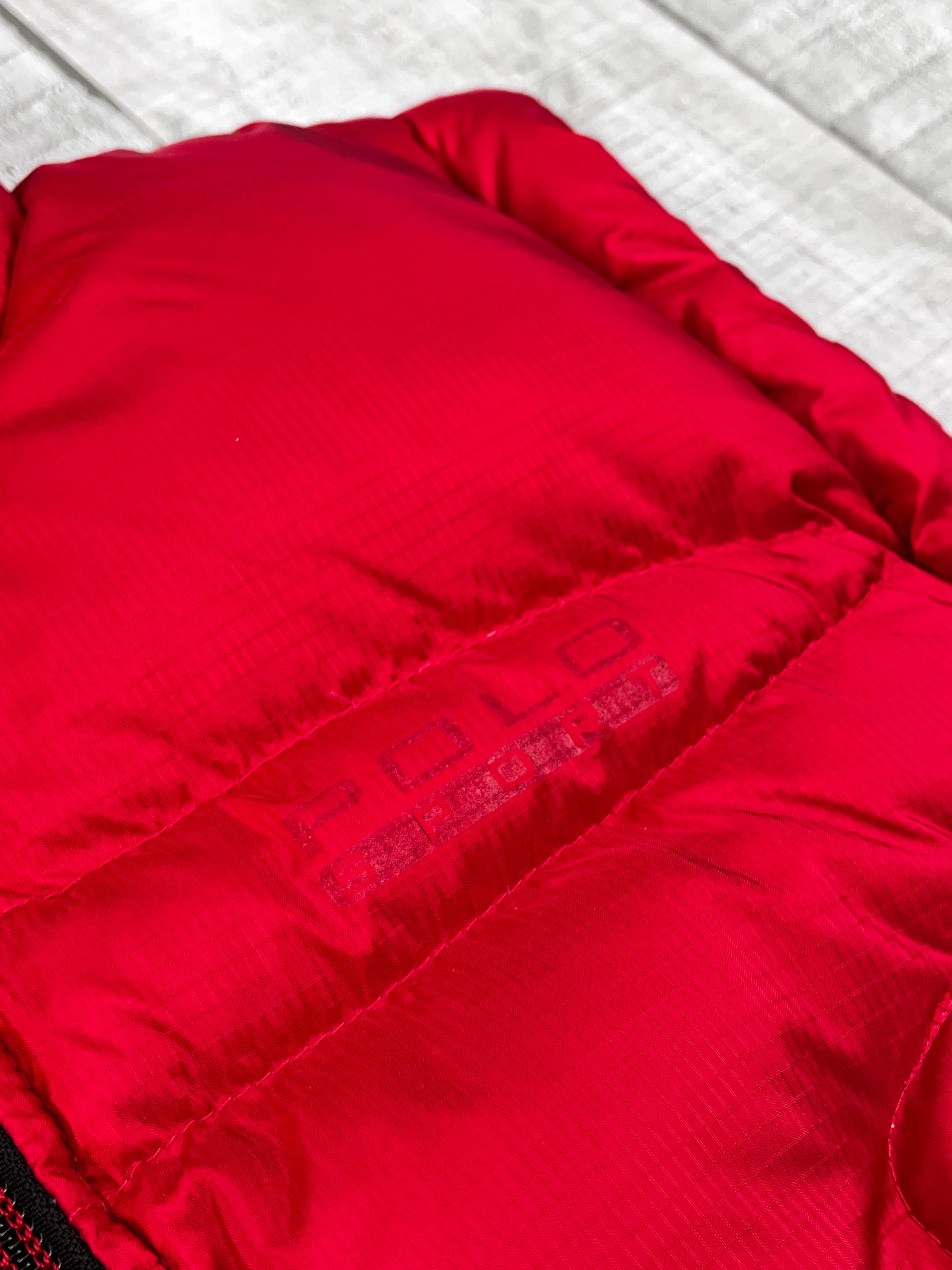 Polo Sport Ralph Lauren Vintage Daunenweste 67 Y2K Rot M