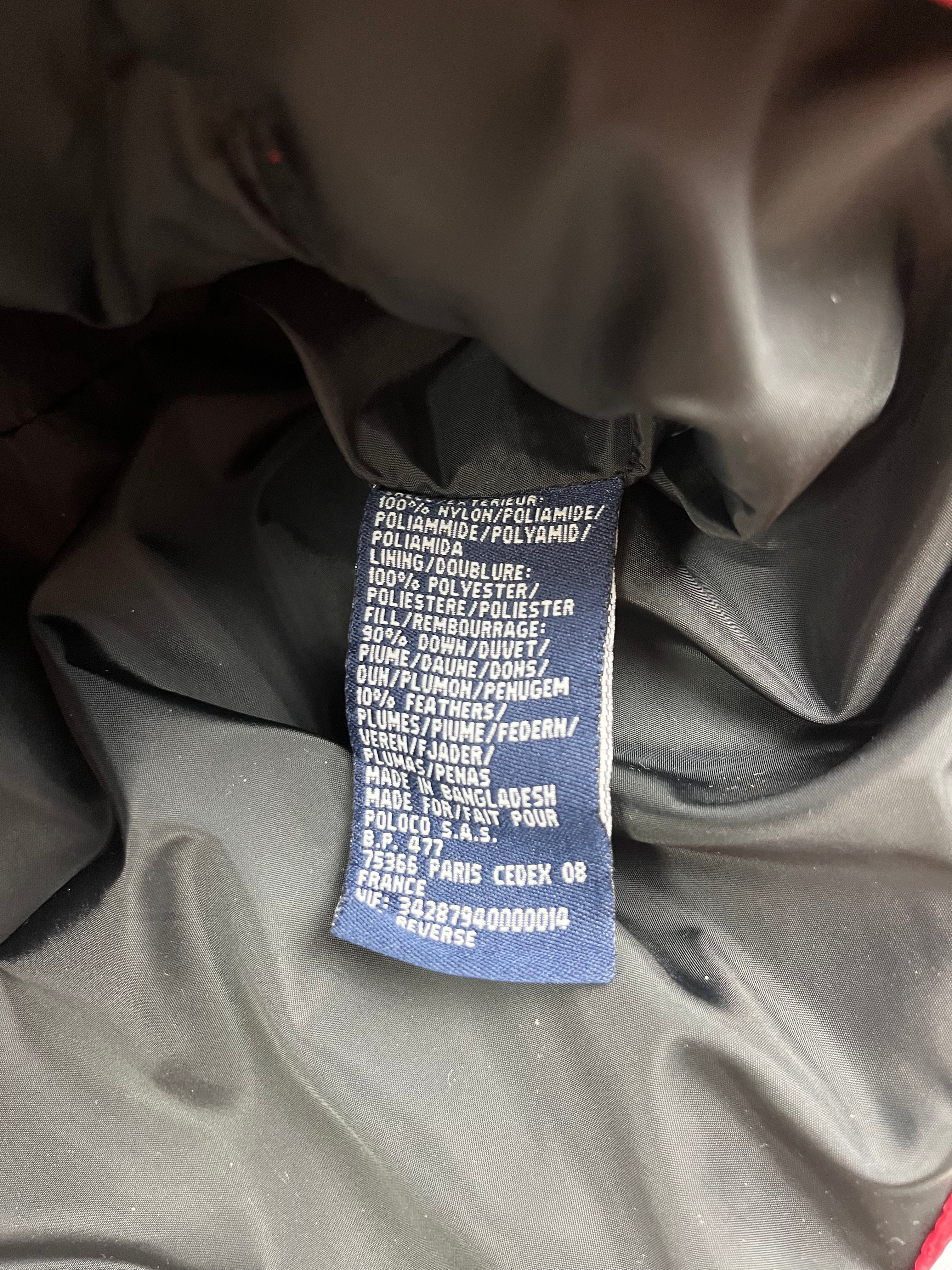 Polo Sport Ralph Lauren Vintage Daunenweste 67 Y2K Rot M