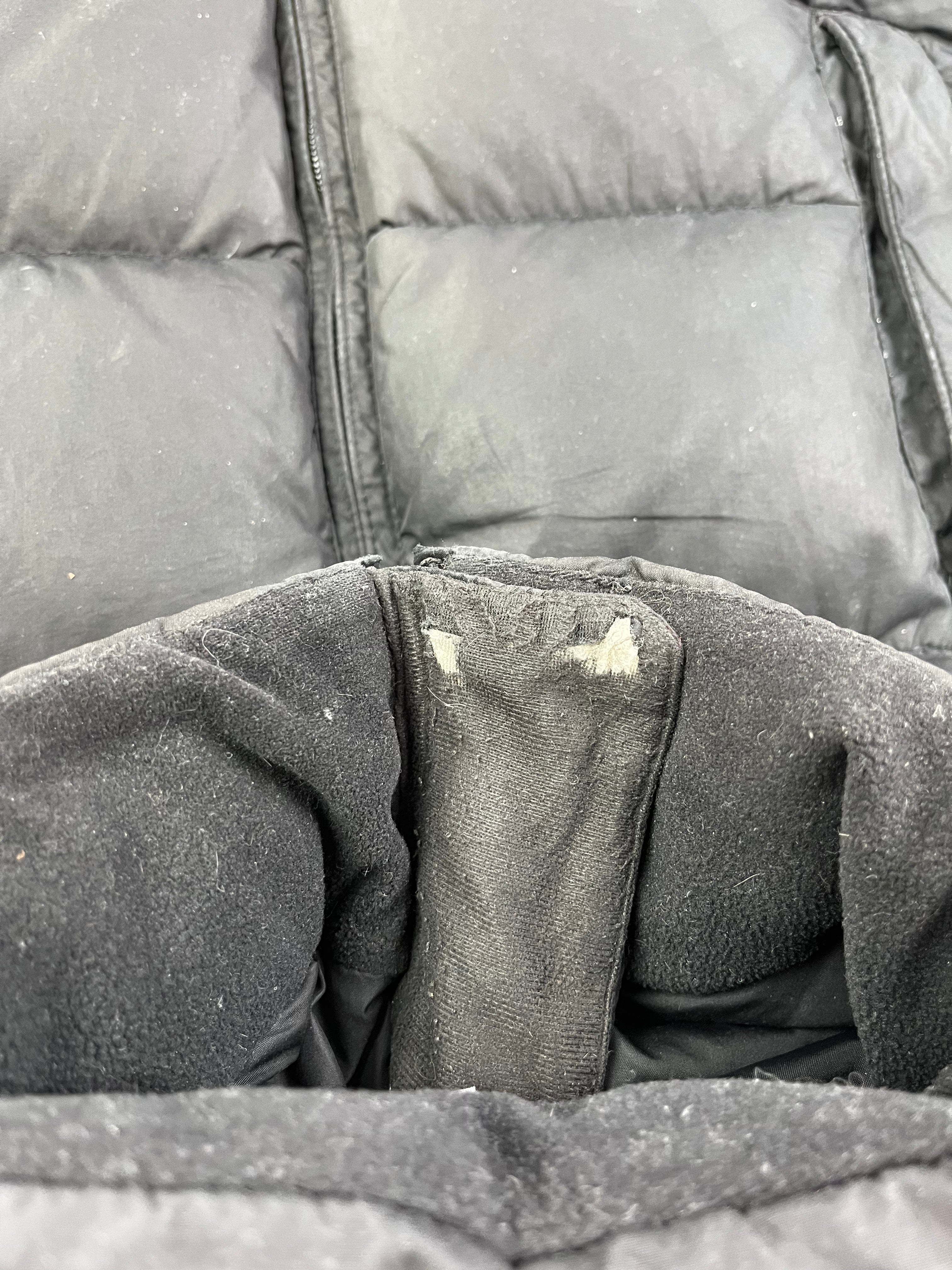 Nike Vintage Daunenjacke Y2K Gummizug Schwarz S