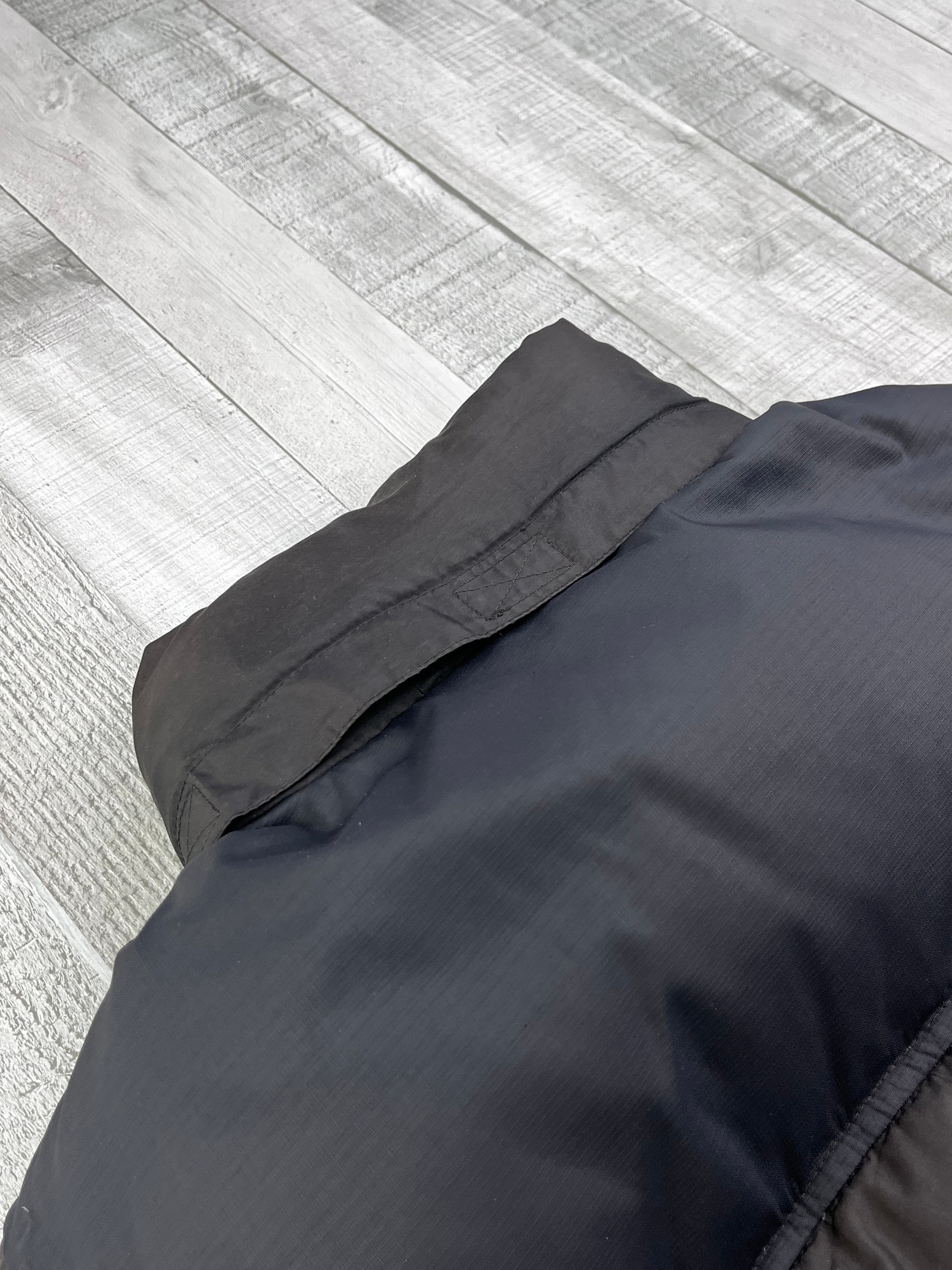 Nike Vintage Daunenjacke Y2K Gummizug Schwarz S