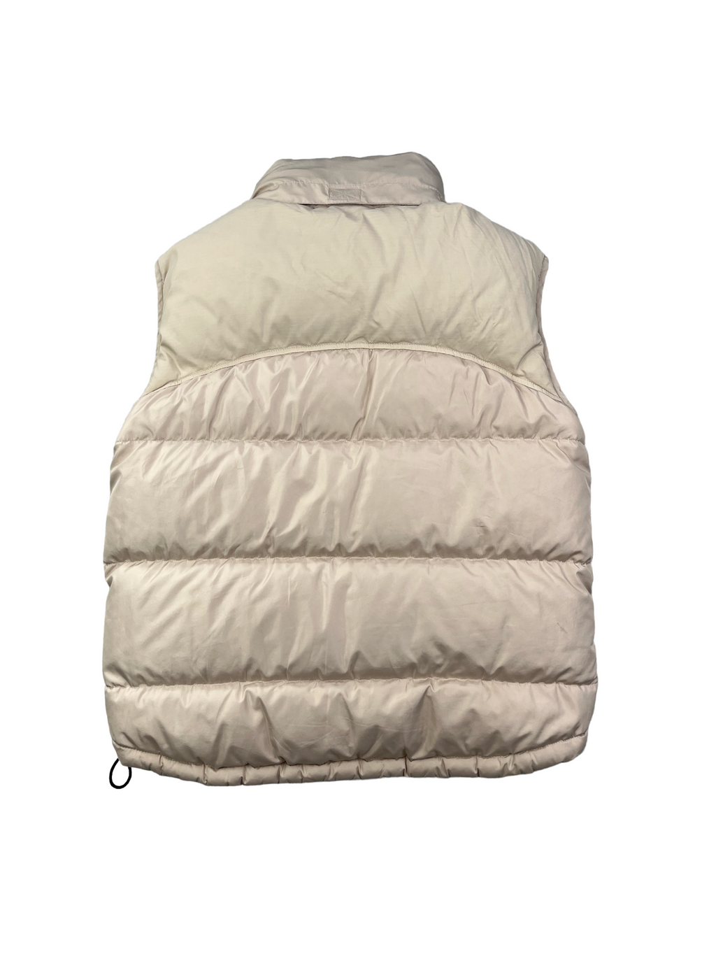 Nike Vintage Daunenweste Gummizug Y2K Beige M